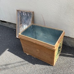 お茶の木箱