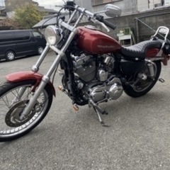 エンジン始動動画あり、ハーレーダビットソンXL1200C 車検令...