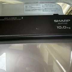 【2019年製】SHARP 10kg 縦型洗濯乾燥機　配達OK👍