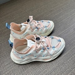 2足セット★ 女の子18cm サンダル　スニーカーの画像