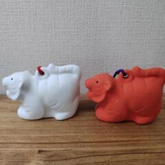 日光東照宮　虎　置物　鈴の画像