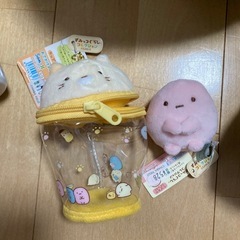 最終【周辺お届け可※要相談】値下げ　早い者勝ち　すみっこぐらしぬいぐるみ、雑貨セットの画像
