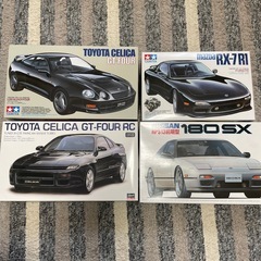 新品プラモデル　4車種