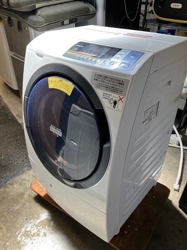 ☆値下げ☆A2505-097 日立 ドラム式電気洗濯乾燥機 BD-SG100BL 2018年製 動作確認済み 洗濯容量10kg 乾燥容量6kg キズ汚れ有り