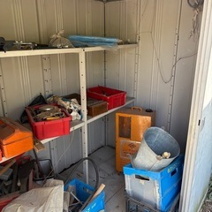 中古イナバ物置の画像