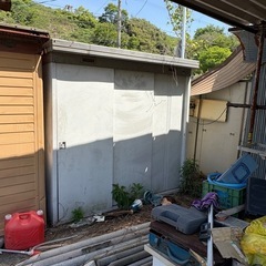 中古イナバ物置の画像