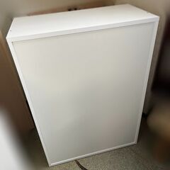 【自社配送は札幌市内限定】木製 扉付き収納棚 キャビネット 業務用 オフィス家具 の画像