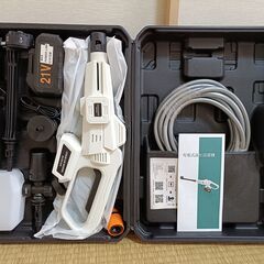 【未使用】高圧洗浄機　コードレス　充電式