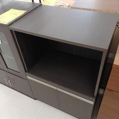 ★ジモティー割あり★レンジ台　DBR　 高さ(H)89cm× 幅...