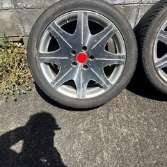 レグザス18インチアルミ　51エルグランドに使用の画像