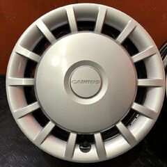 【新車外し】ダイハツ ムーヴキャンバス キャンパス 純正ホイール 純正スチールホイール 14インチ 4本 4.5J4HPCD100 　(VHL382) の画像