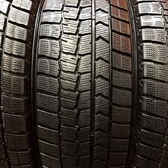 DUNLOP WINTER MAXX WM02 205/60R16 16インチ スタッドレス 4本 23～24年製 バリ溝 ステップワゴン ヴォクシー ノア等　(KTL394)の画像