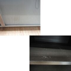 ニトリ ミドルレンジボード 幅90cm ポスティア 鏡面仕上げ ダークブラウン 木目調 カウンター 食器棚 キッチン収納 札幌 西岡店の画像