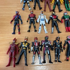 仮面ライダー　ソフビセットの画像