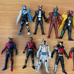 仮面ライダー　ソフビセットの画像
