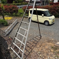 植木用三脚はしご梯子、アルミ、カンサカGMA-300