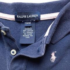 ラルフローレン　24M　紺色ワンピースの画像