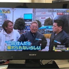 SONY テレビ　22インチ　