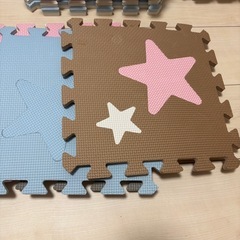 星のパズルマットの画像