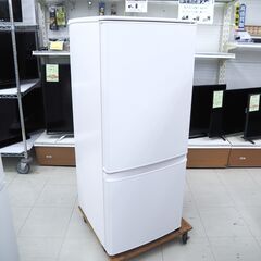 冷蔵庫　146L　2ドア　ミツビシ　MR-P15J-W　リユース品
