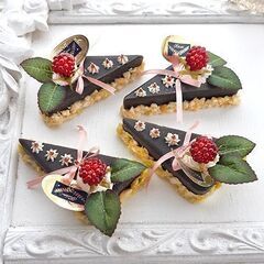 ★石鹸　★ソープ素材のチョコレートケーキみたいなデザイン 　★香りをお楽しみ下さいの画像