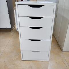 ★ジモティ割あり★  収納棚 白 H70×D58×W36 クリー...