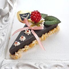 ★石鹸　★ソープ素材のチョコレートケーキみたいなデザイン 　★香りをお楽しみ下さいの画像