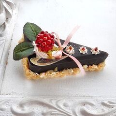 ★石鹸　★ソープ素材のチョコレートケーキみたいなデザイン 　★香りをお楽しみ下さいの画像