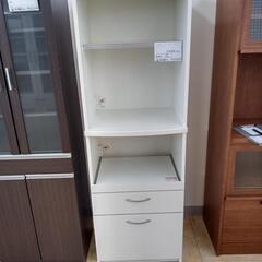 ★ジモティ割あり★  レンジ台 白 H175×D44×W58 ク...