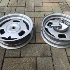 ホンダ　ズーマー　キャブ車　純正前後ホイールの画像