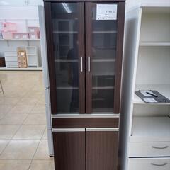 ★ジモティ割あり★  食器棚 茶 H178×D40×W59.5 ...