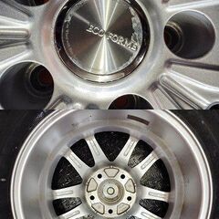 【BS VRX3 205/60R16】スタッドレス【ECO FORME 16インチ 6.5J5HPCD114.3+38】23年製 バリ溝 90ヴォクシー等　(KTO340)の画像