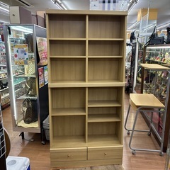 ☆ジモティー割引有☆収納付き書棚