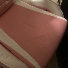 ゲーミングチェア　ピンク　中古の画像