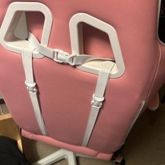 ゲーミングチェア　ピンク　中古の画像
