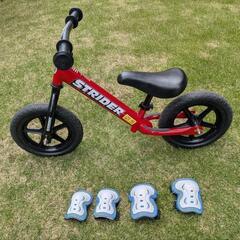 ストライダー 赤 プロテクター付き
