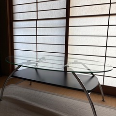 ガラステーブル（ニトリ製）の画像