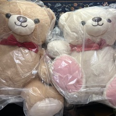 大きなくまのぬいぐるみ　2個セット