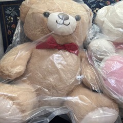 大きなくまのぬいぐるみ　2個セットの画像