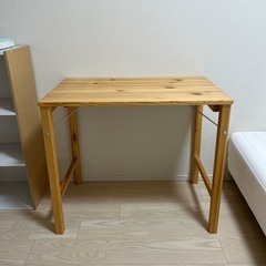 無印良品　折りたたみデスク