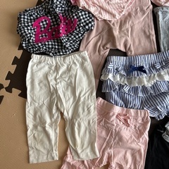 女の子90cm ボトムスセットの画像