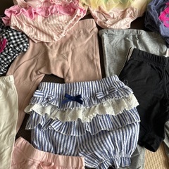 女の子90cm ボトムスセットの画像