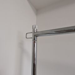 【譲ります】ハンガーラック　縦2段　金属製の画像