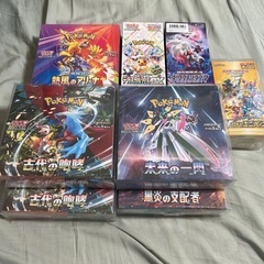 ポケカシュリンク付きボックスまとめ売り  