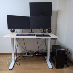 全部セット PC+マルチモニター+モニターアーム+スピーカー+電...