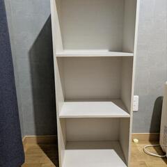 カラーボックス3段　ホワイト