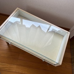 ガラス ローテーブル