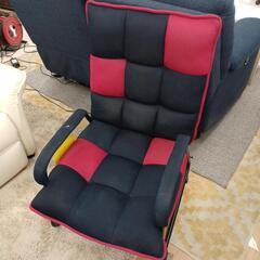 ★ジモティー割あり★肘付き高座椅子　ドウシシャ　BK/RED　 ...