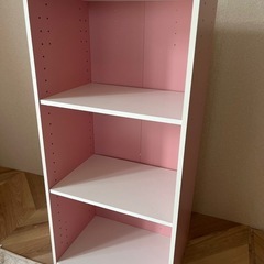 カラーボックス　ピンク
