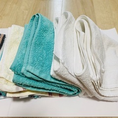 古タオル　まとめて17枚の画像